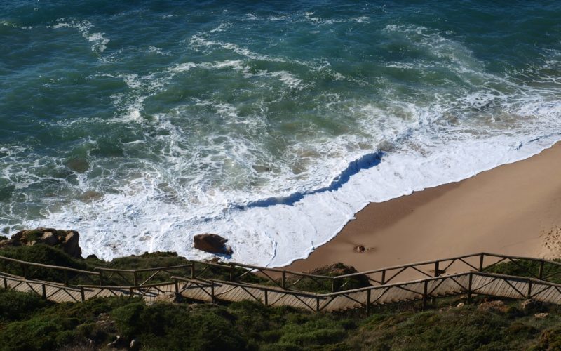 Treppe zum Strand