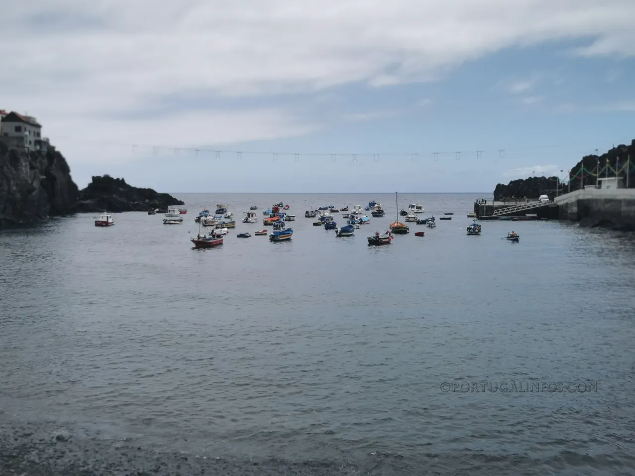 Camara de Lobos - Hafen